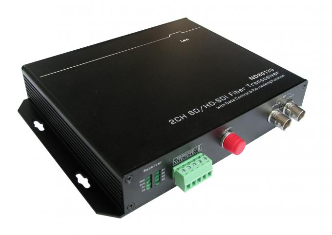プラグ アンド プレイ60km HD SDIのコンバーター、SDの自動検出の光学トランシーバー